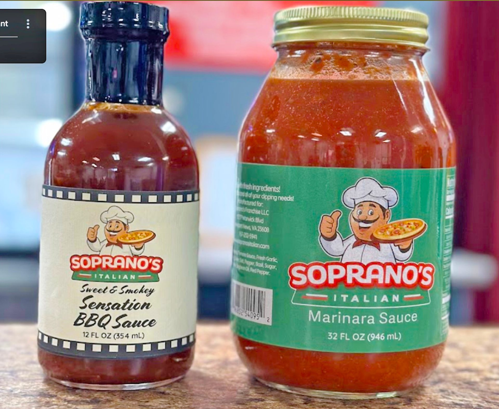 Soprano's signature sauces