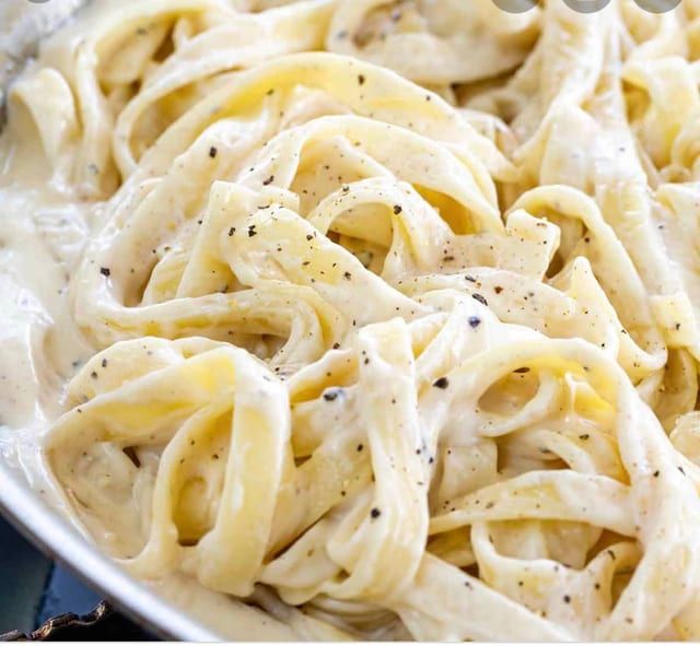 Fettuccine Alfredo.