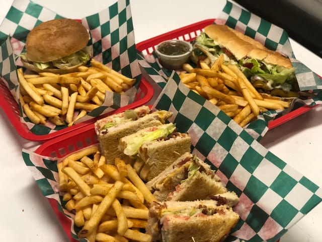 Ham Club Sandwich.