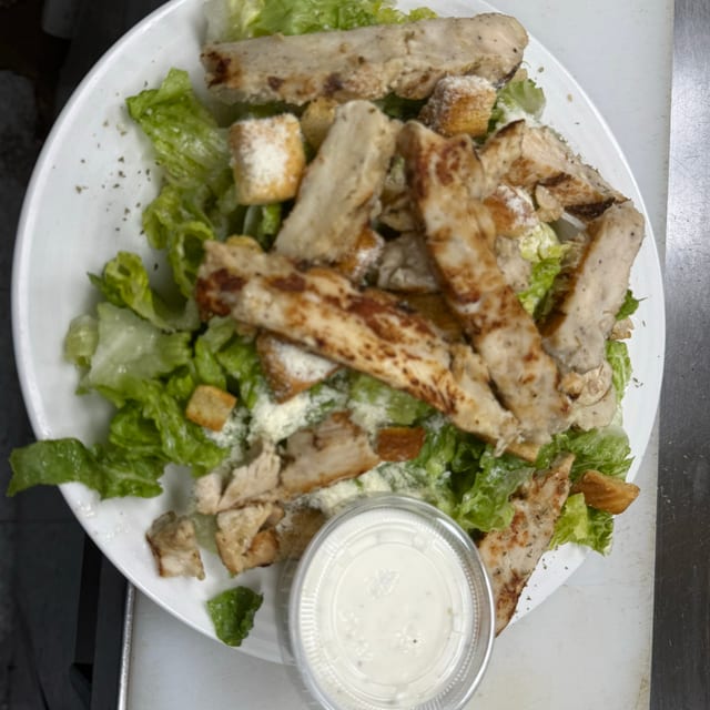 Grilled or Fried Chicken Caesar.