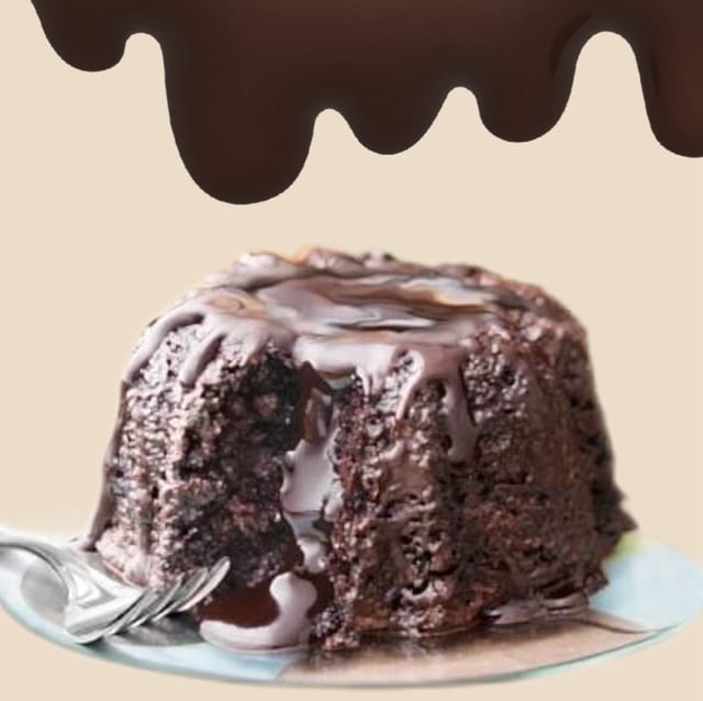 Molten Lava Chocolate Cake.