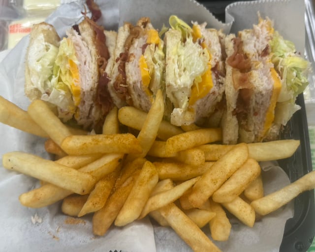 Turkey with Bacon Sandwich.