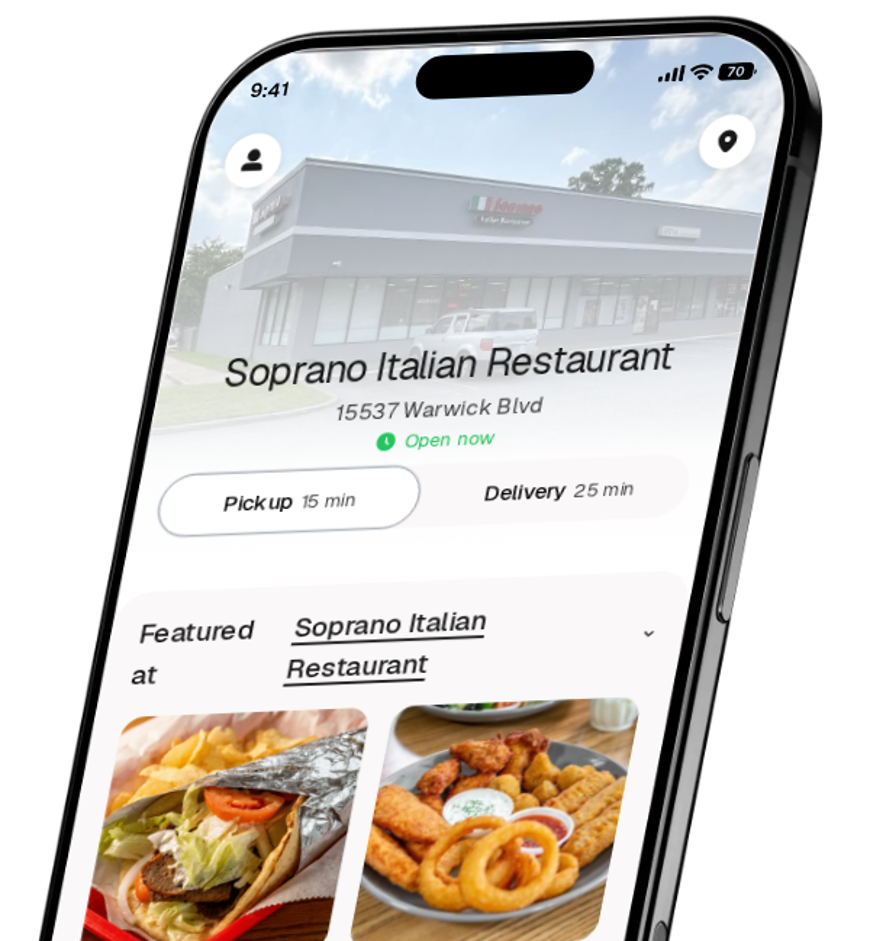 Soprano Italian Restaurant app preview