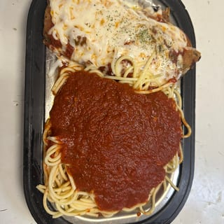 Veal Parmigiana Lunch