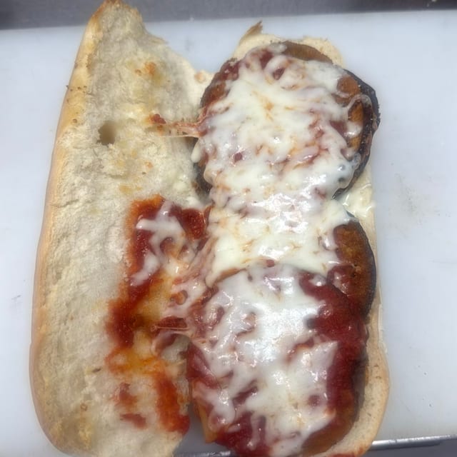 Eggplant Parmigiana.