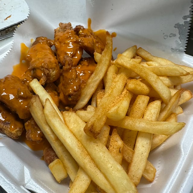 Wings Lunch.