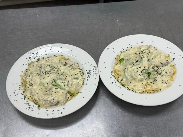 Pasta Alfredo.
