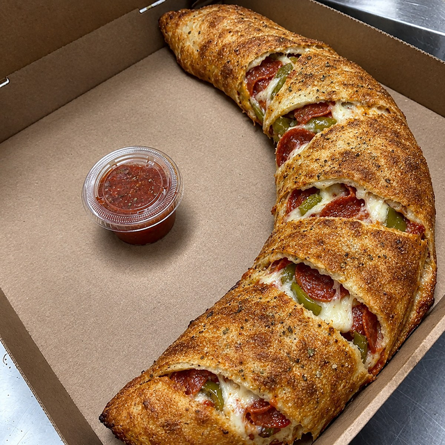 Regular Topping Stromboli.