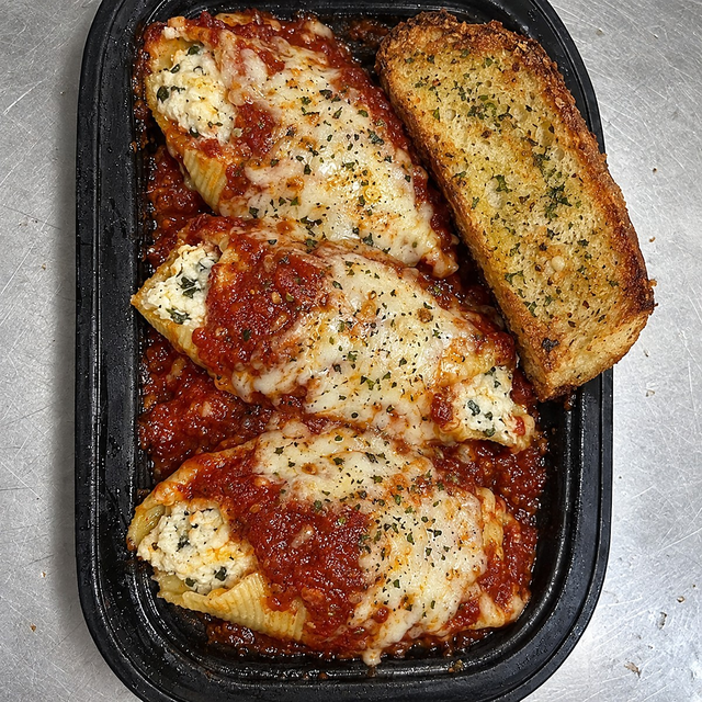 Stuffed Shells Lunch.