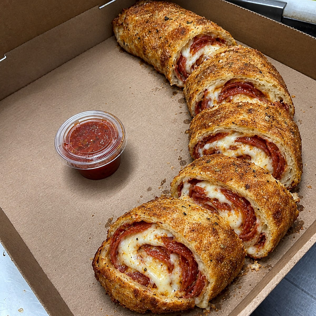 One Topping Stromboli.