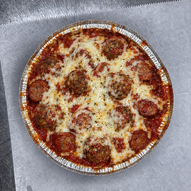 Meatball or Sausage Parmigiana.