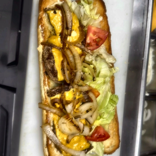 Cheeseburger Sub.