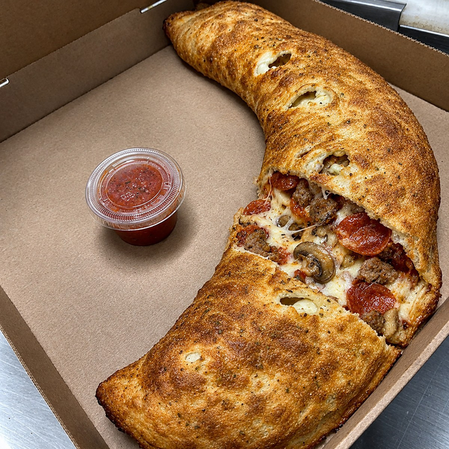 Regular Topping Calzone Special.