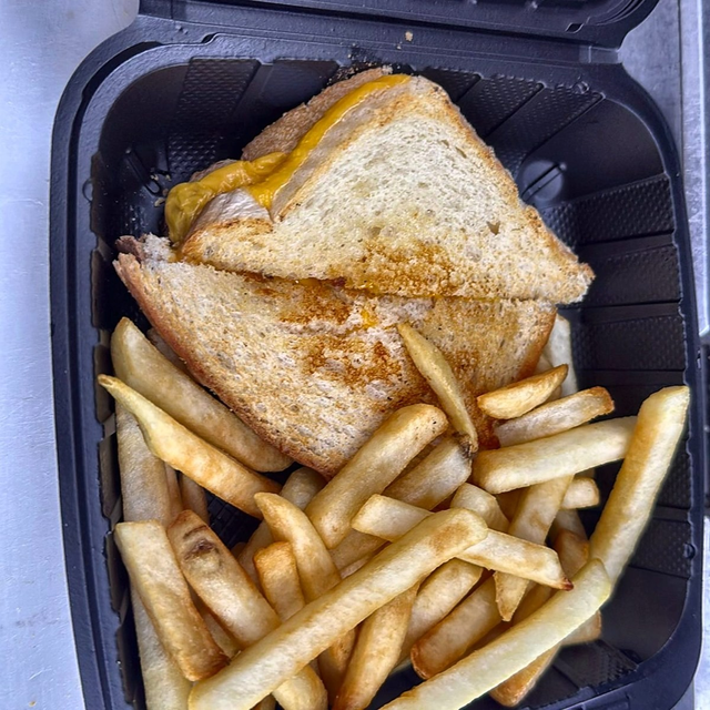 Kids' Grilled Cheese & Fries.