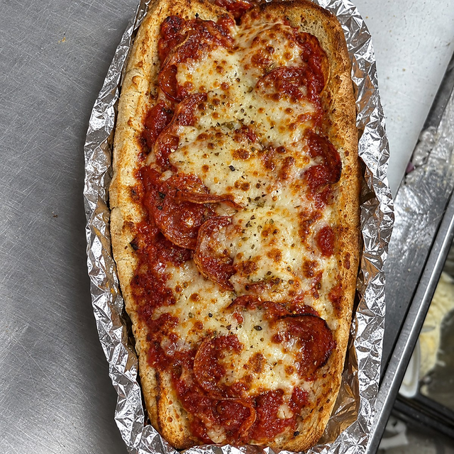 Pizza Sub Parmigiana.