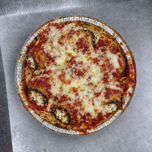 Eggplant Capellini.
