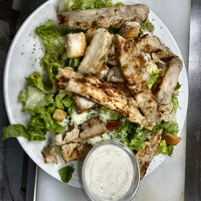 Grilled or Fried Chicken Caesar.
