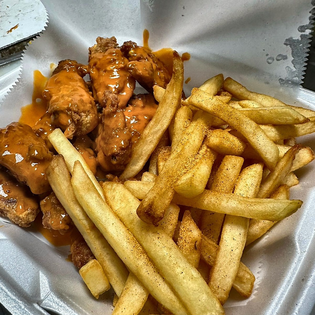 Wings Lunch.