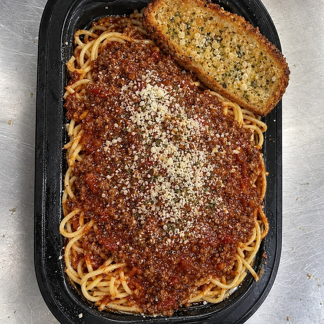 Spaghetti With Meat Sauce.